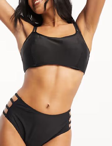 Sutien de baie Ivory Rose, negru