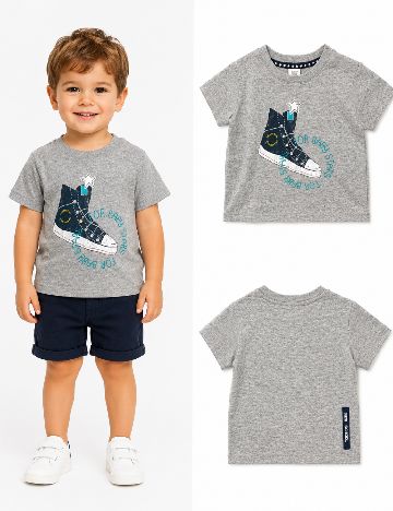 Tricou Zara, gri