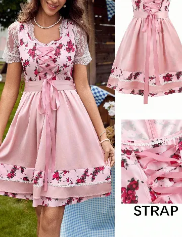 Rochie scurta SHEIN, roz