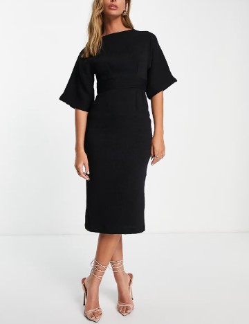 Rochie medie Closet London, negru