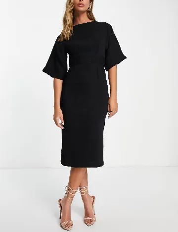 Rochie medie Closet London, negru