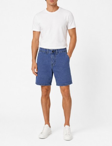 Pantaloni scurti Pull&Bear, albastru