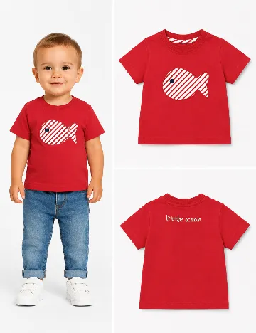 Tricou Zara, rosu