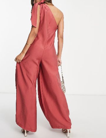 Salopeta Asos Maternity, roz pudra inchis