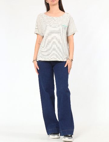 Tricou Zara, crem