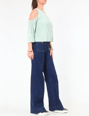 Bluza Pull&Bear, verde