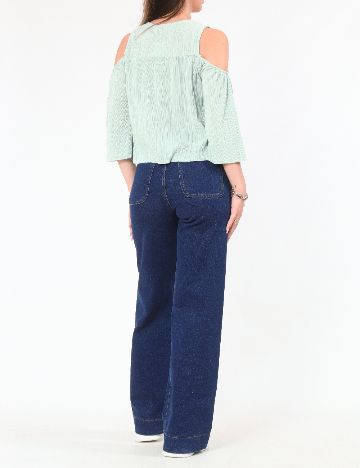 Bluza Pull&Bear, verde