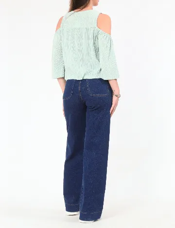 Bluza Pull&Bear, verde