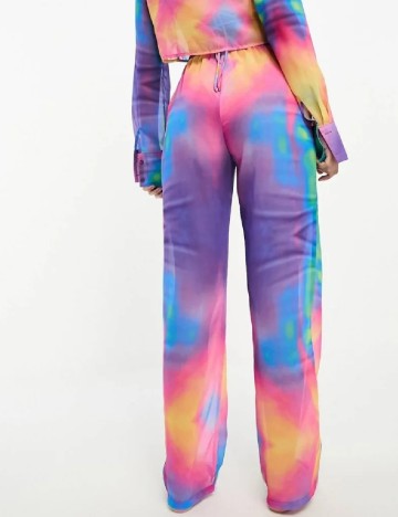 Pantaloni de plaja Public Desire, mix culori