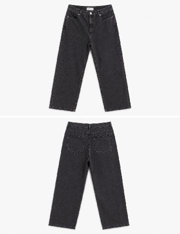 Blugi Top Shop, negru