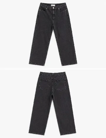 Blugi Top Shop, negru