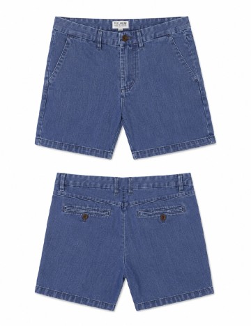 Pantaloni scurti Pull&Bear, albastru
