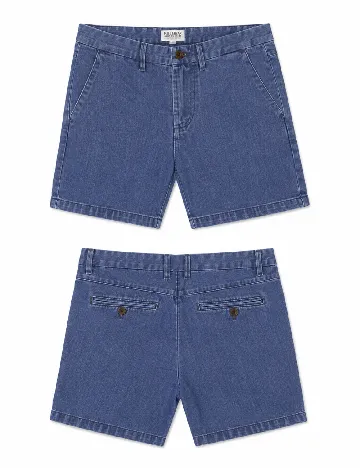 Pantaloni scurti Pull&Bear, albastru