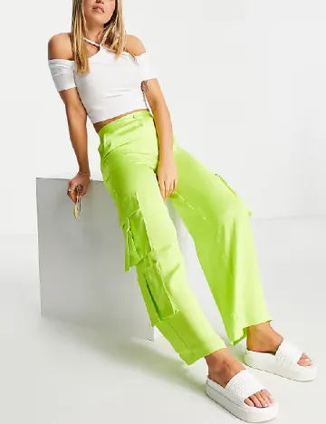 Pantaloni COLLUSION, verde