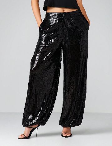 Pantaloni Missguided, negru