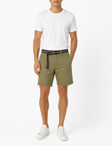 Pantaloni scurti Pull&Bear, verde