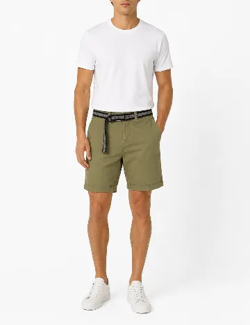 Pantaloni scurti Pull&Bear, verde