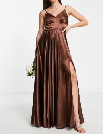 Rochie lunga Little Mistress, maro