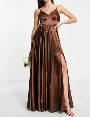 Rochie lunga Little Mistress, maro