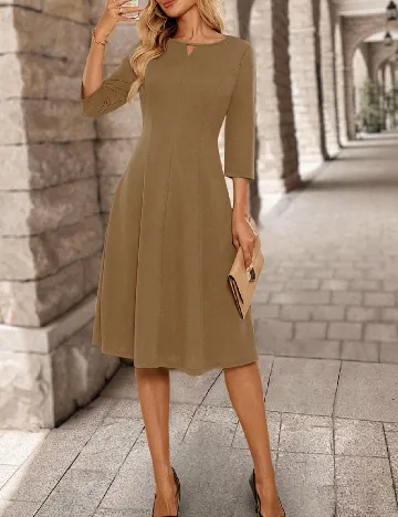 Rochie scurta SHEIN, maro