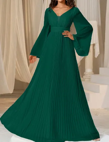 Rochie lunga Faeriesty, verde