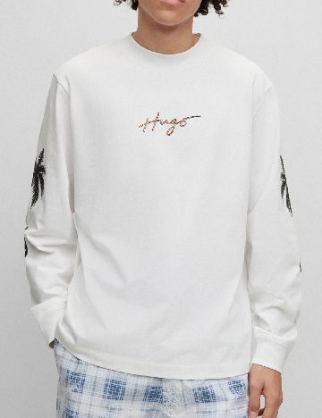 Bluza Hugo, alb
