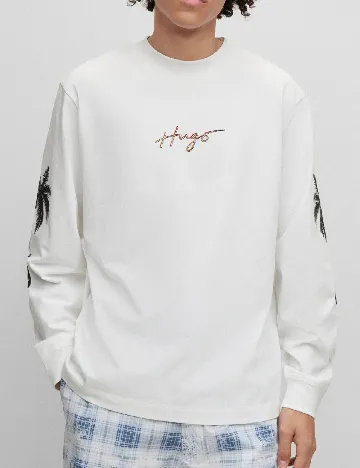 Bluza Hugo, alb