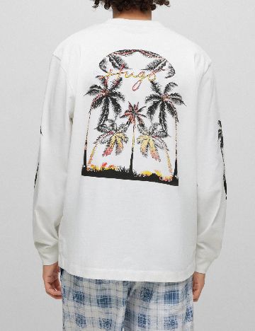 Bluza Hugo, alb
