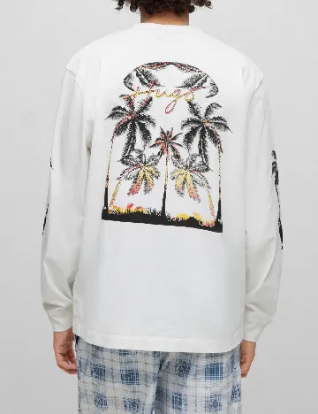 Bluza Hugo, alb