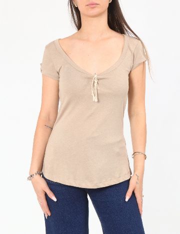 Tricou Bershka, maro