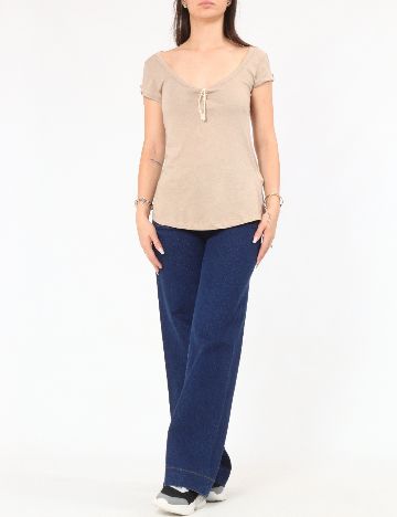 Tricou Bershka, maro