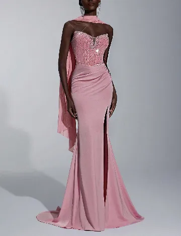 Rochie lunga SHEIN, roz