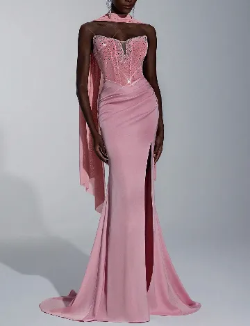 Rochie lunga SHEIN, roz