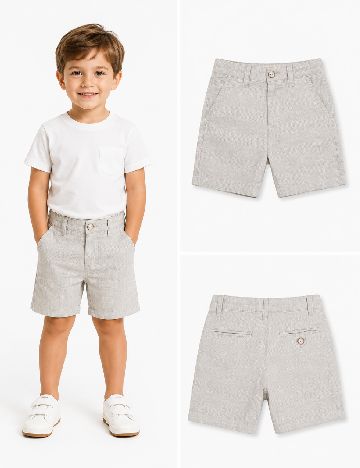 Pantaloni scurti Zara, gri