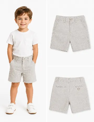 Pantaloni scurti Zara, gri