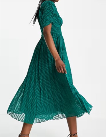 Rochie medie ASOS, verde
