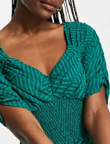 Rochie medie ASOS, verde