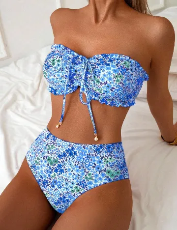 Costum de baie SHEIN, albastru
