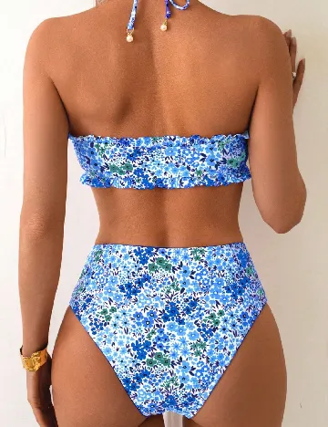 Costum de baie SHEIN, albastru
