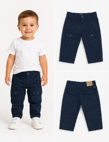 Pantaloni Zara, bleumarin