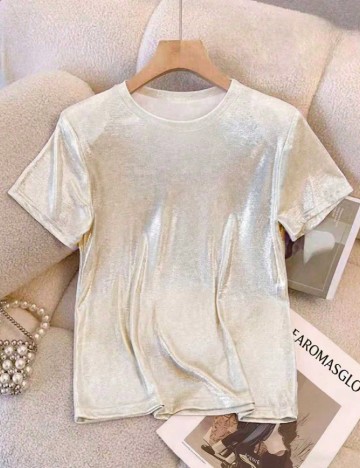 Tricou SHEIN, crem