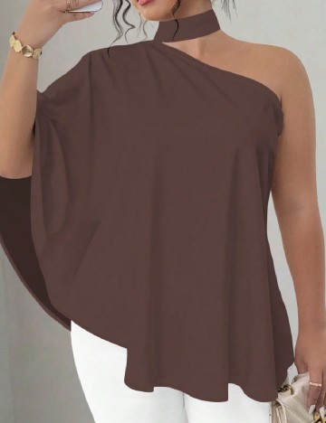 Bluza SHEIN CURVE, maro