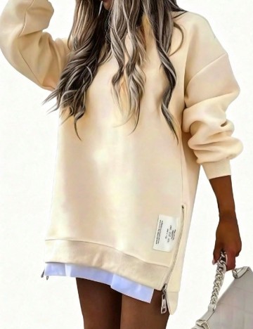 Rochie scurta SHEIN, crem