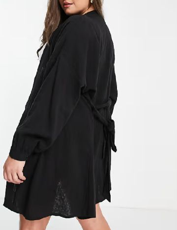 Kimono ASOS Curve, negru