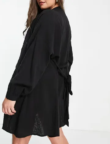 Kimono ASOS Curve, negru