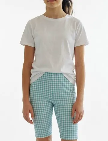 Colanti scurti Zara, alb/albastru