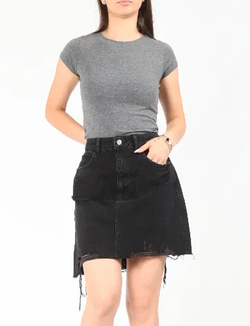 Fusta Bershka, negru