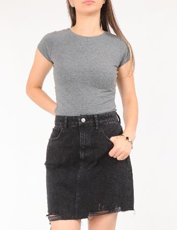 Fusta Bershka, negru