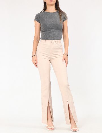 Pantaloni SIMMI, crem
