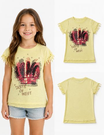 Tricou Zara, galben
